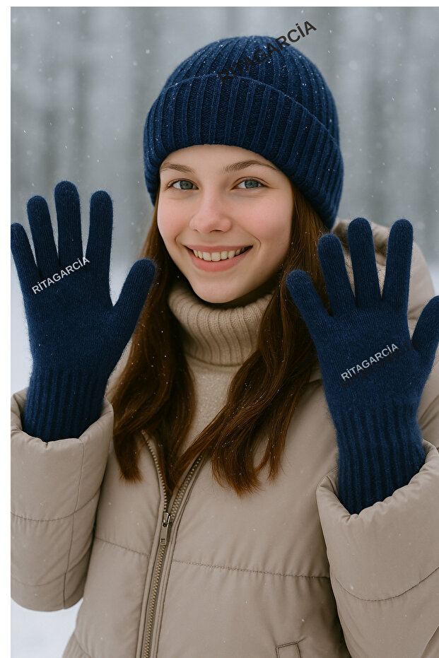 Peluş Uzun Eldiven - 9