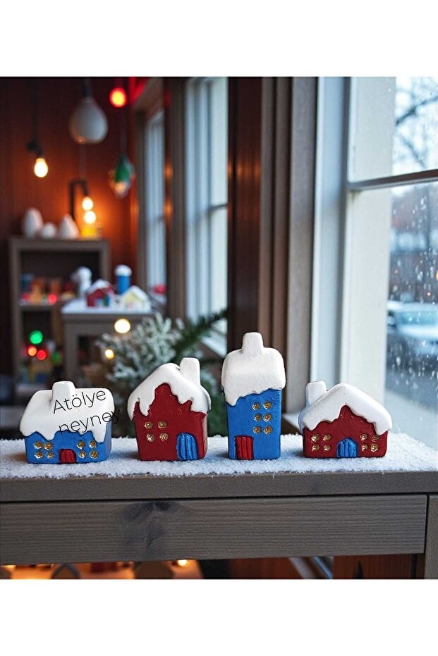 Mini evler biblo seti - 2