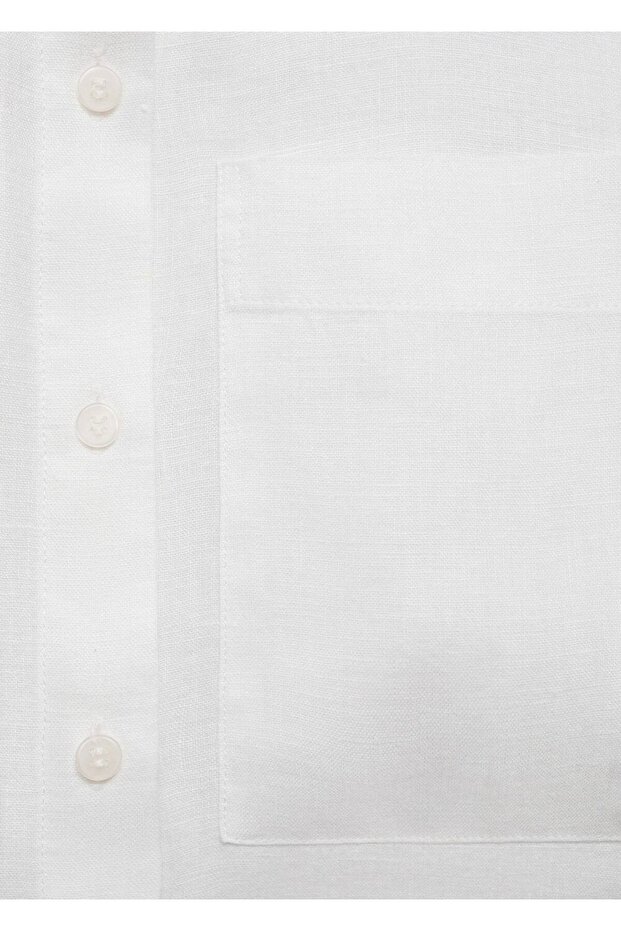 Cepli keten gömlek - 6