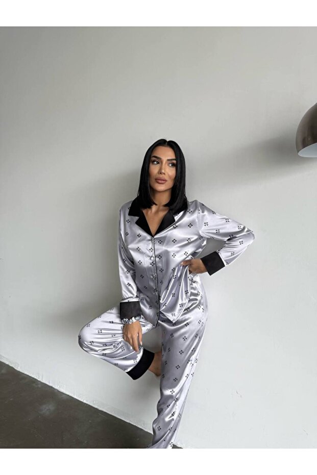 Saten pijama - 3