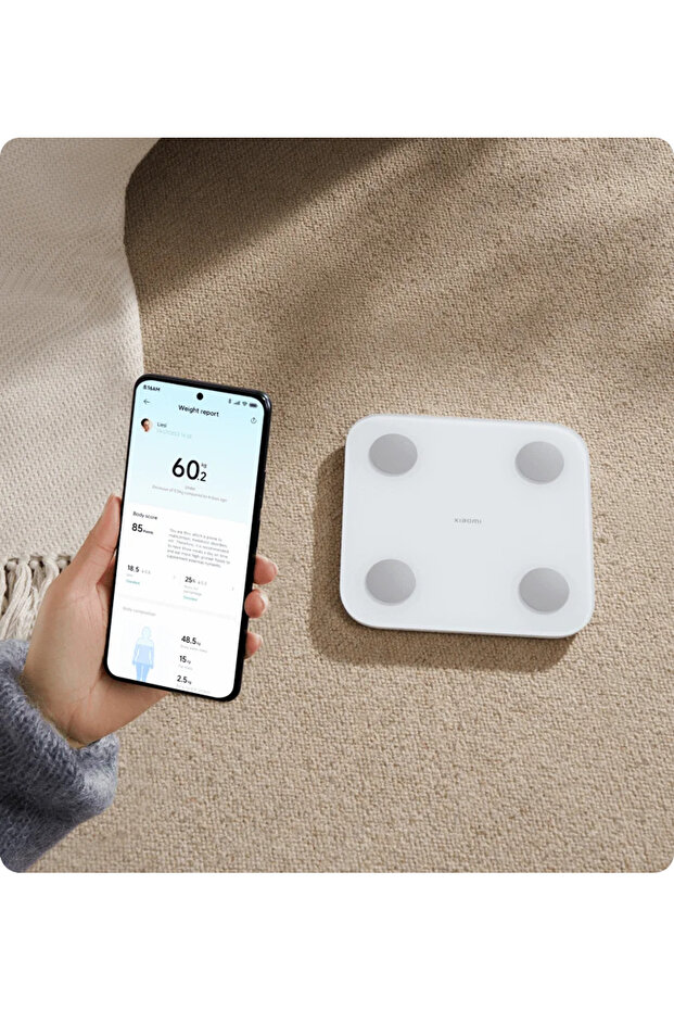 Mi Body Composıtıon Scale S400 Yağ Ölçer Bluetooth Akıllı Baskül Tartı(Xiaomi Türkiye Garantili) - 5