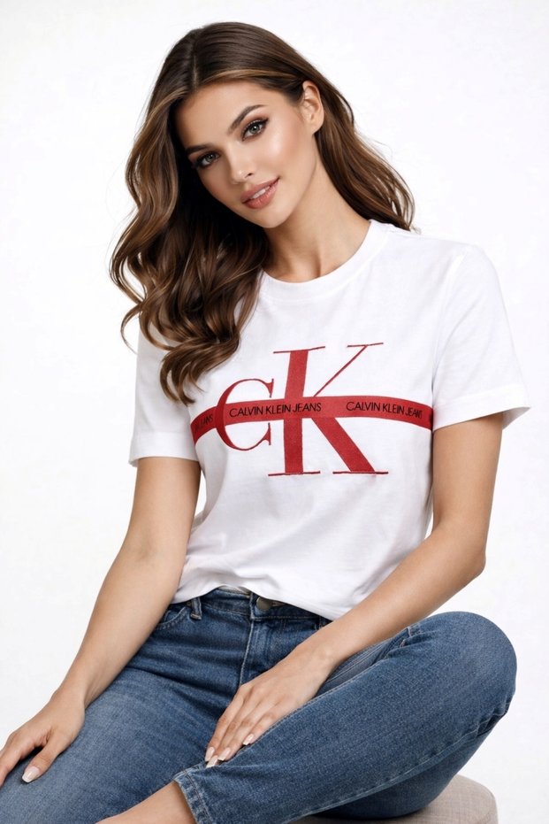Women Embroidered Round Neck Pure Cotton T-Shirt