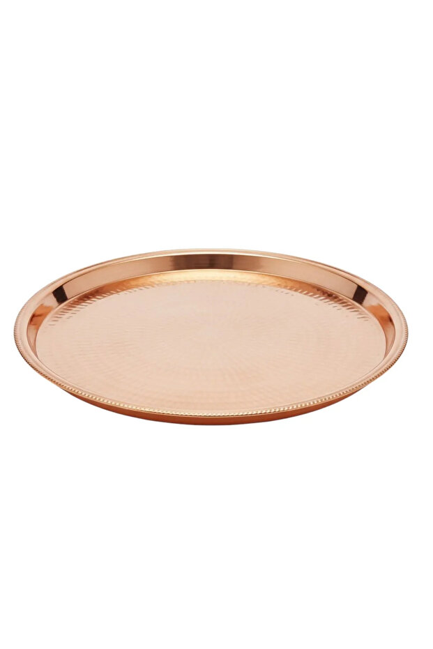 Copper Pan with Red Hammer 70 cm