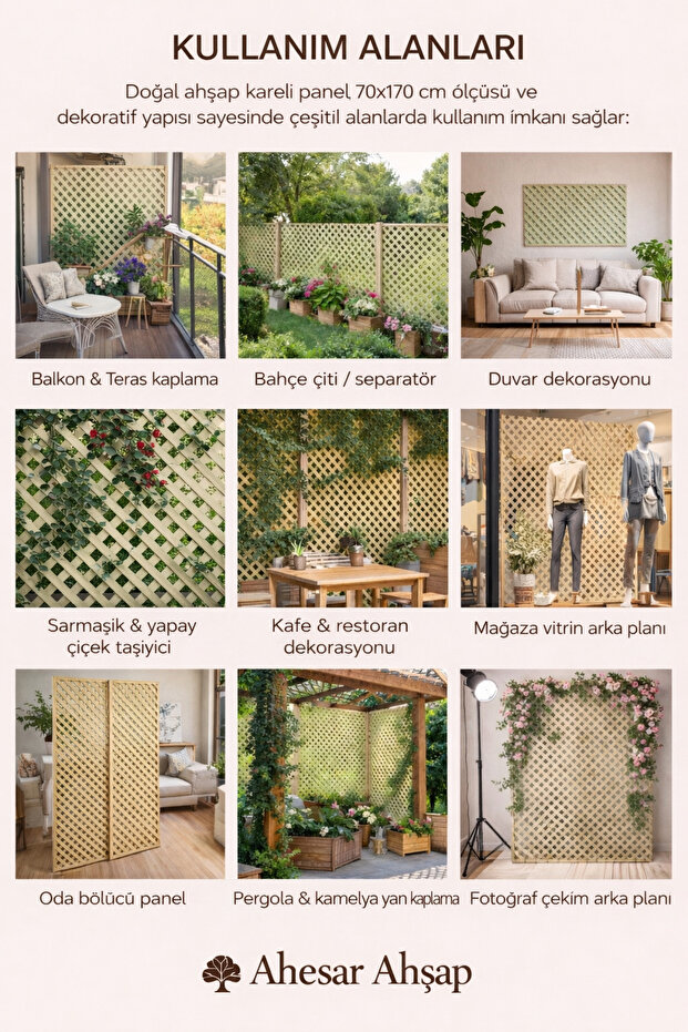 Ahşap Seperatör 70x170 Seperatör - 2