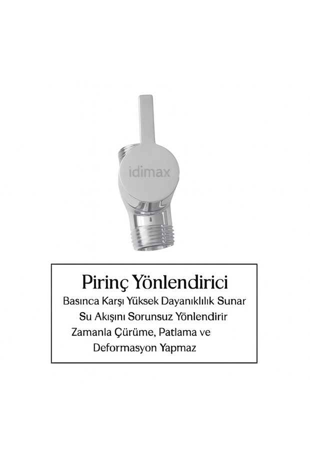 Robot Duş Seti Premium (Çelik Kare Tepe 20x20) - 4