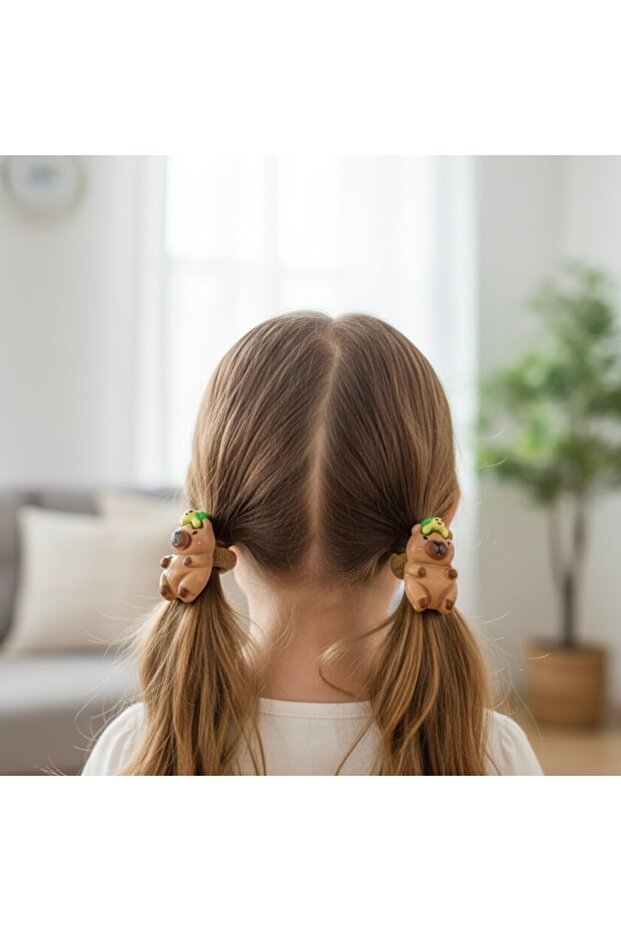 مشبك مطاطي صغير من كابيبارا، عبوة من قطعتين - 2