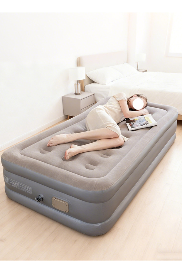 Inflatable bed automatic inflation mattress thickened and elevated - 6