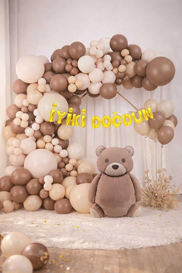 135 Piece Birthday Balloon Concept - Happy Birthday Set Eng-B1024