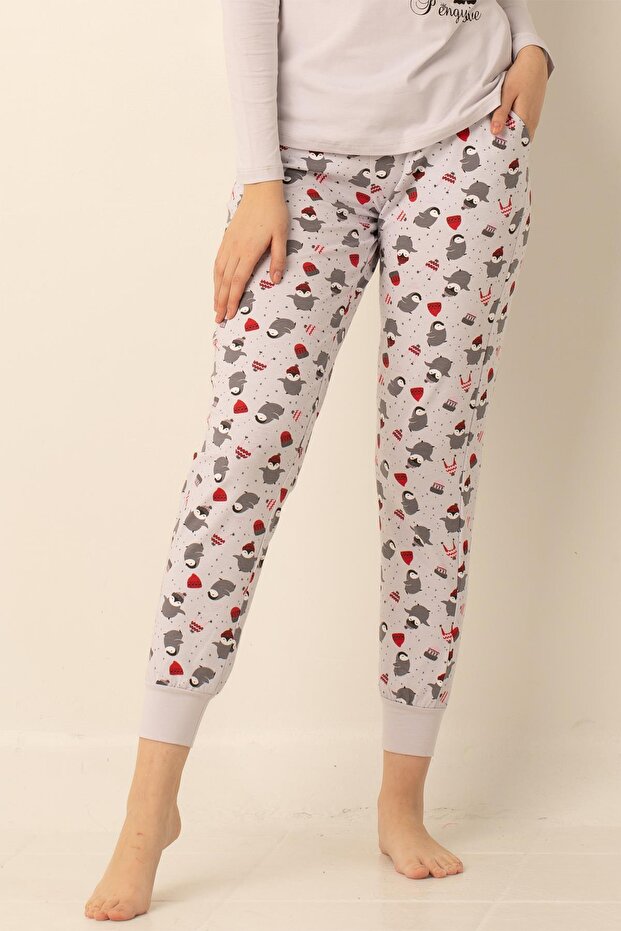 طقم بيجامة قطنية مريحة - 6