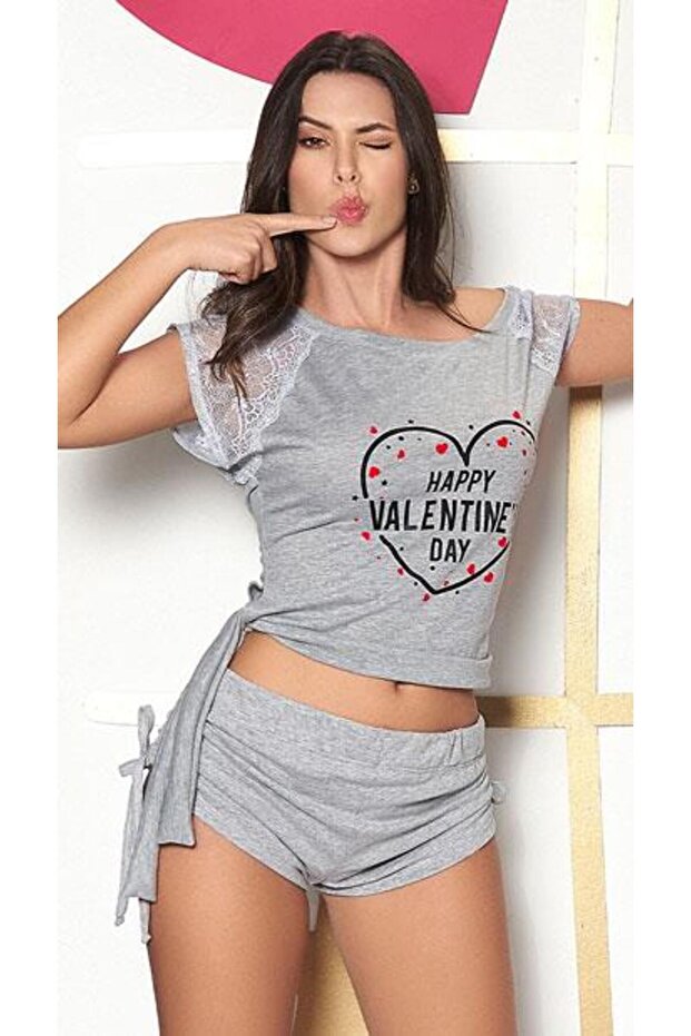 Şortlu Pijama Takımı - 2