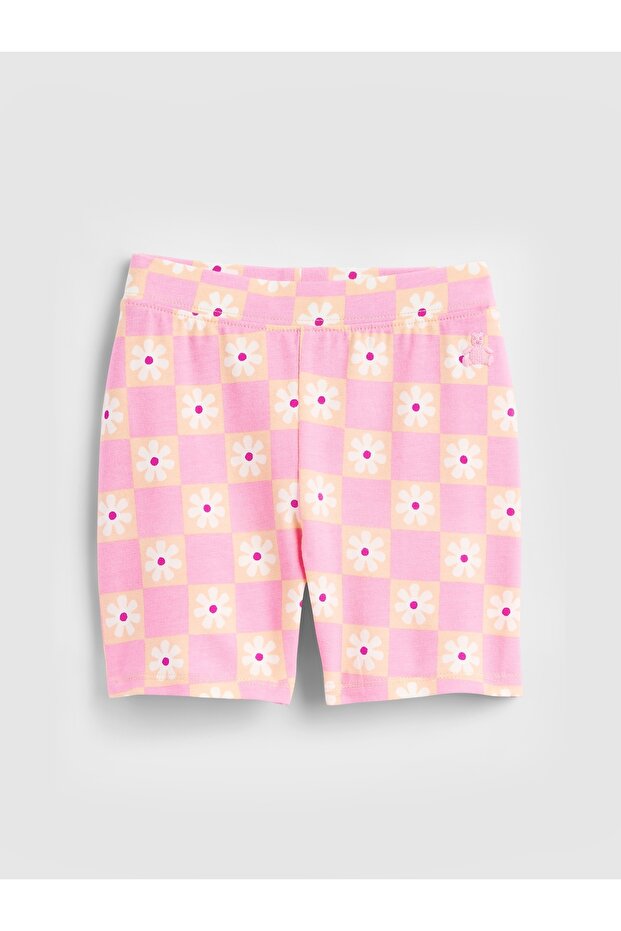 Kız Bebek Açık Pembe Biker Şort - 1