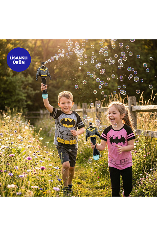 DC Comics Batman Light-Up Bubble Wand - 8