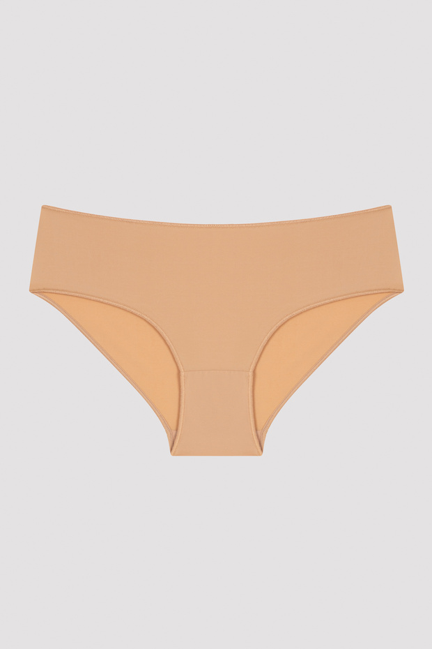 Easy Cotton Beige Hipster Panties