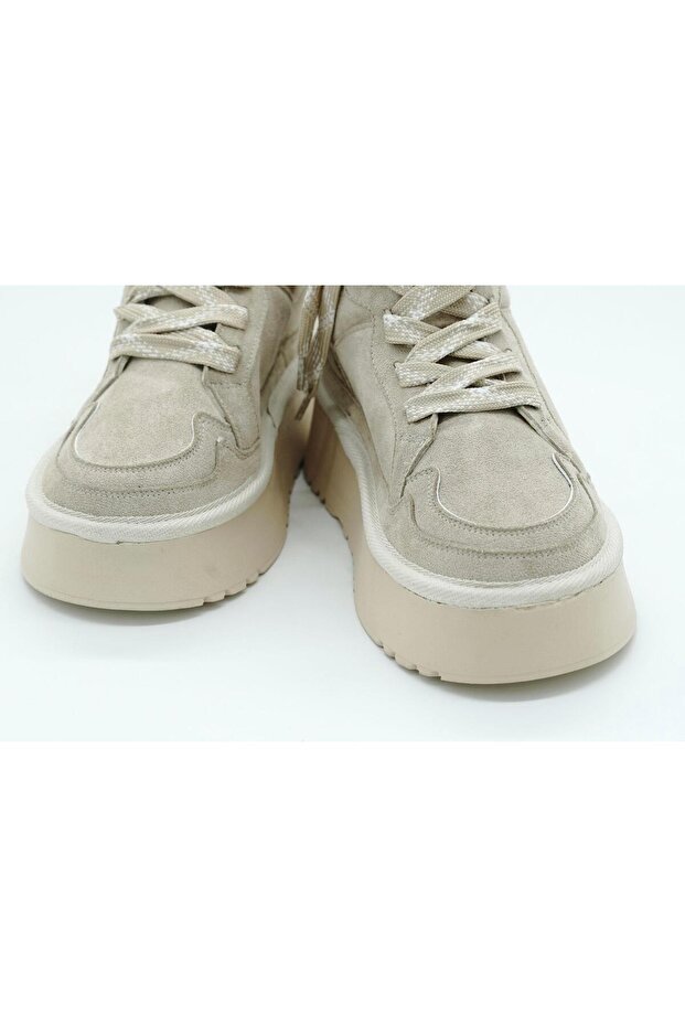 Luvesta Bağcıklı Mini Bot Bej - 8