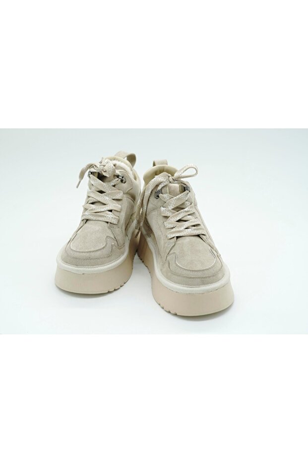 Luvesta Bağcıklı Mini Bot Bej - 7