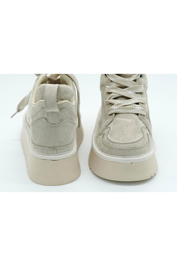 Luvesta Bağcıklı Mini Bot Bej - 5