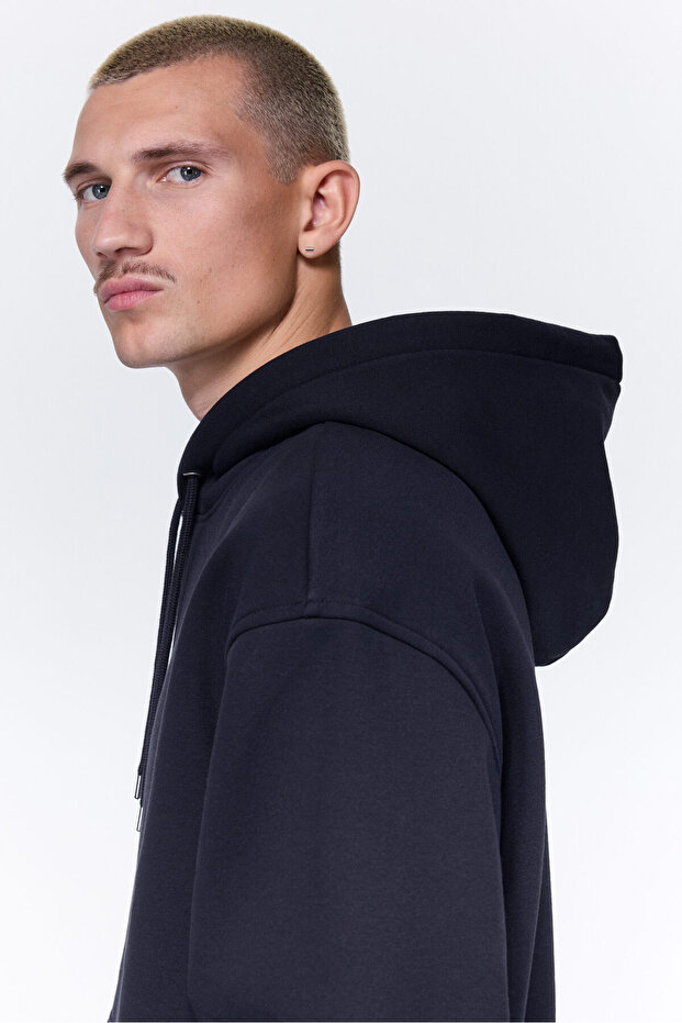Loose Fit Kapüşonlu Üst - 4