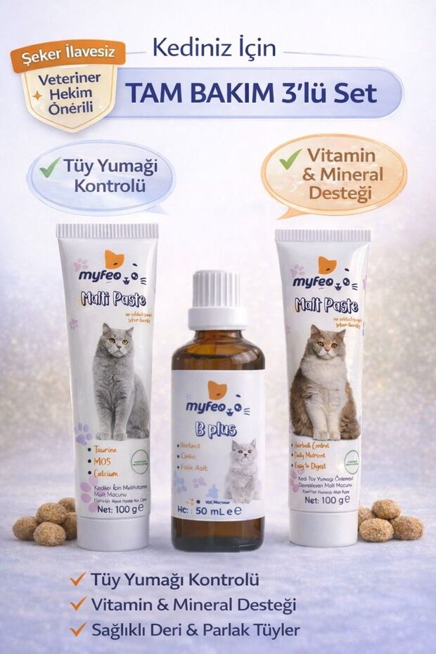 Kedi Malt Paste B Plus Damla Multivitamin Paste - 1