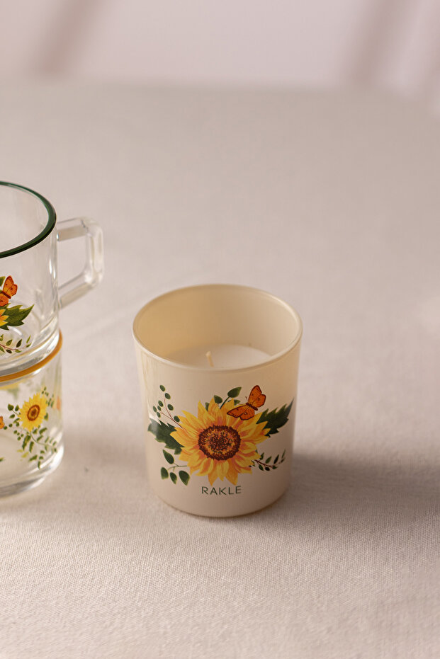 مجموعة هدايا زهرة الشمس القابلة للتكديس مكونة من 3 قطع 180 سم مكعب - 4