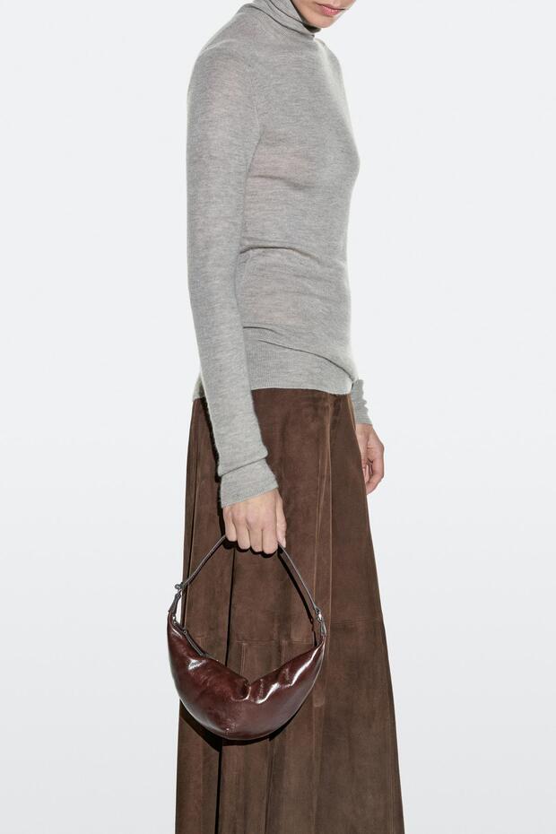 Mini napa deri çanta - 3