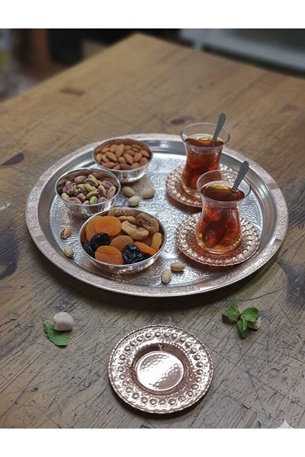 Bakır çay tabağı - 3