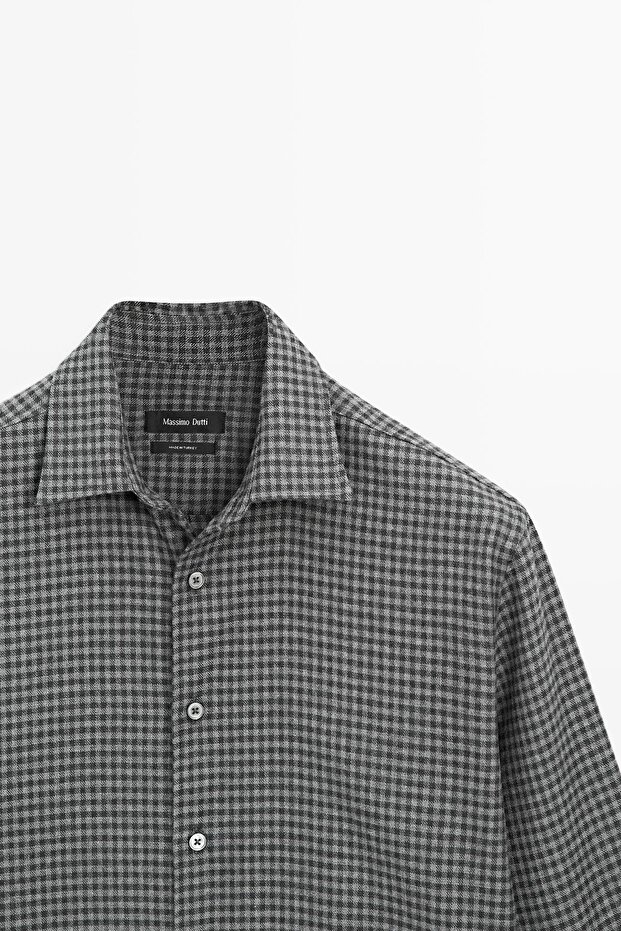 Regular fit kareli gömlek - 6