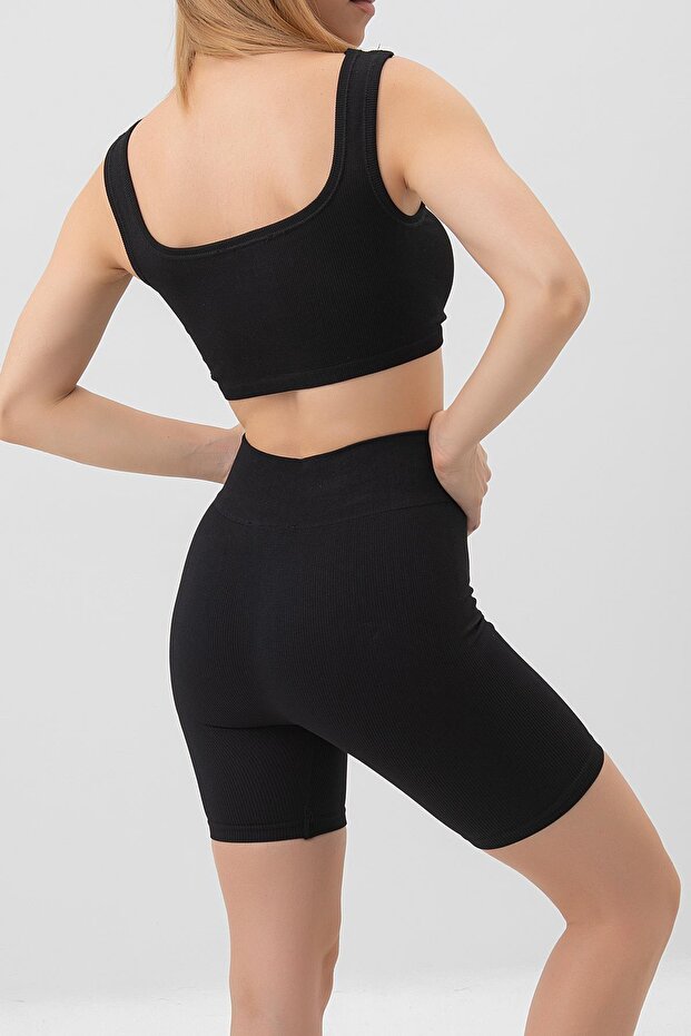 Fitilli Kısa Tayt - 6