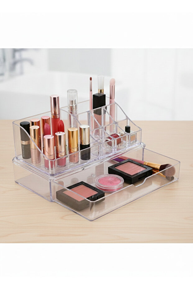 ÇekmeceliPiramit Makyaj Organizeri - 1