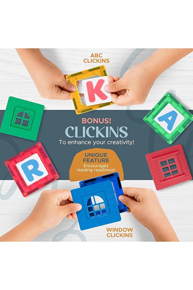 100 Parça Manyetik Blok Set - 5