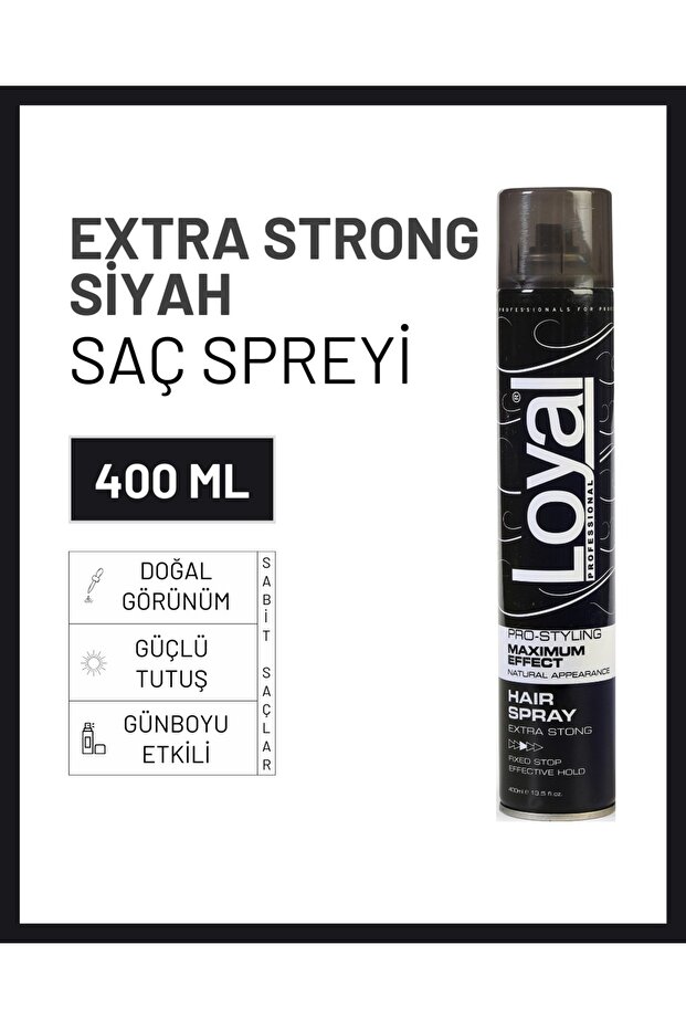 Siyah Saç Spreyi 400 Ml - 1