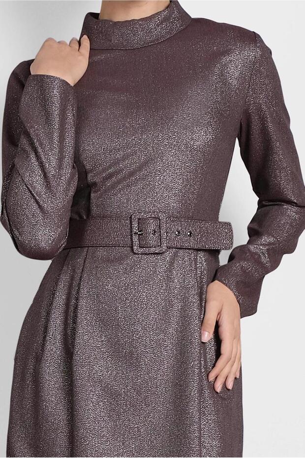 SİMLİ CEPLİ ELBİSE 40154 - 4