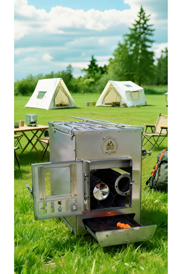 Katlanır Krom Soba - 6