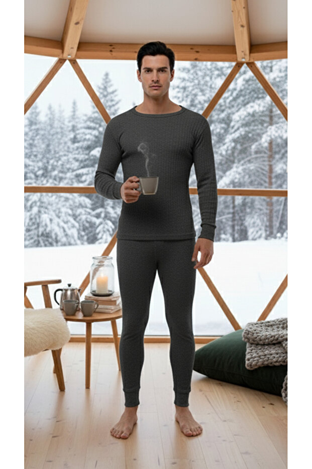 Soft Termal Içlik Set Antrasit - 2