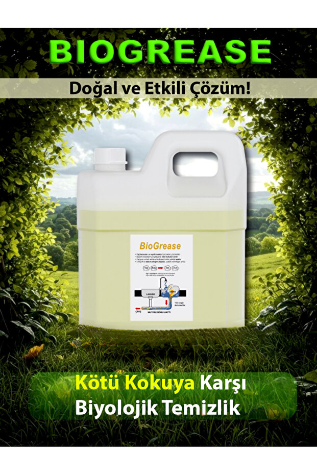 BIOGREASE – 5 L Koku Giderici ve Temizlik / Bakteri Çözümleri - 1