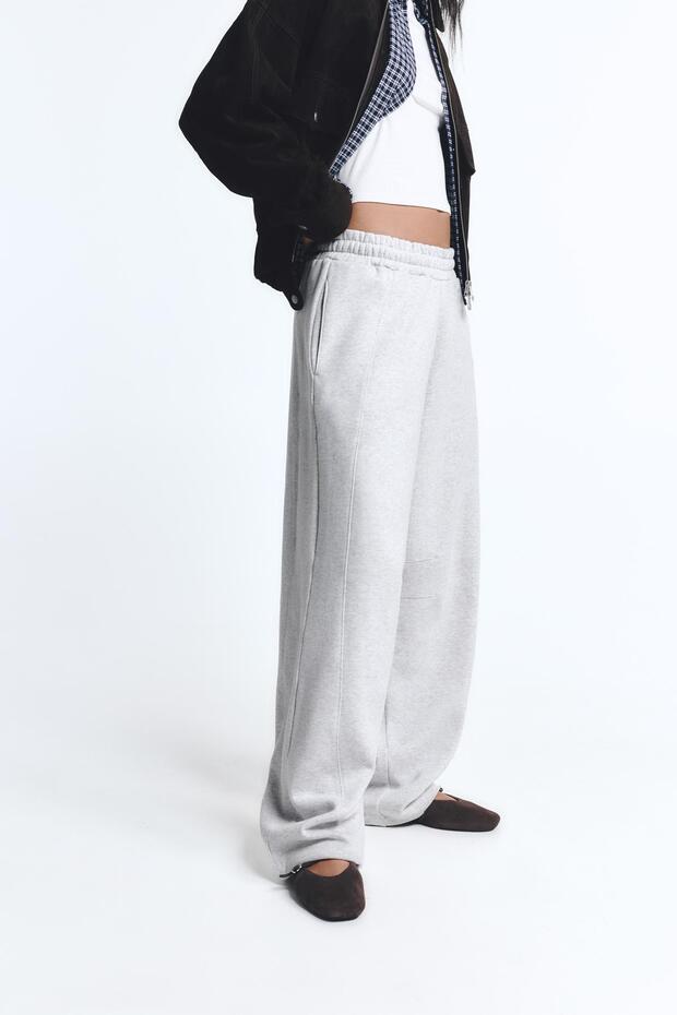 Barrel kesim eşofman pantolon - 6