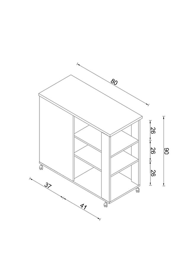 Grande Servis Masası - 6