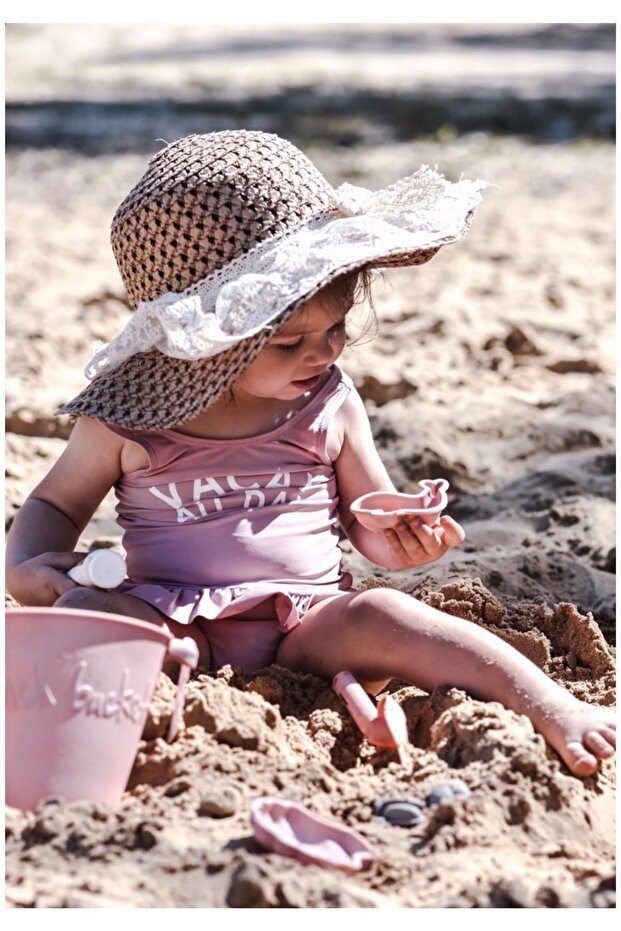 Katlanabilir Kova -pembe - 2