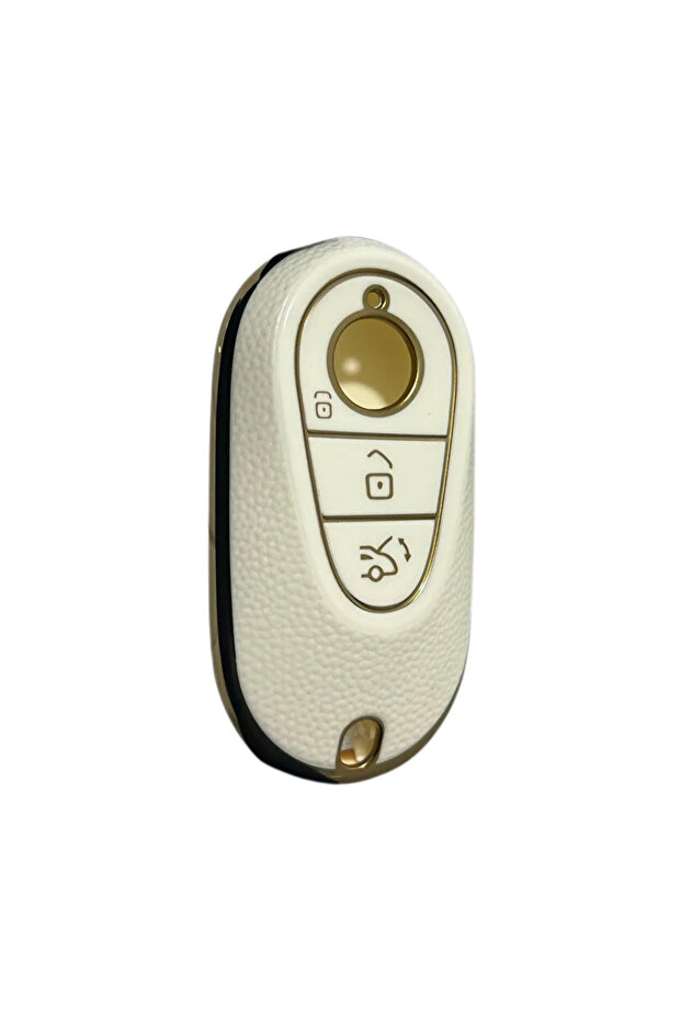 Mercedes W206 W223 Key Case White Gold Nano