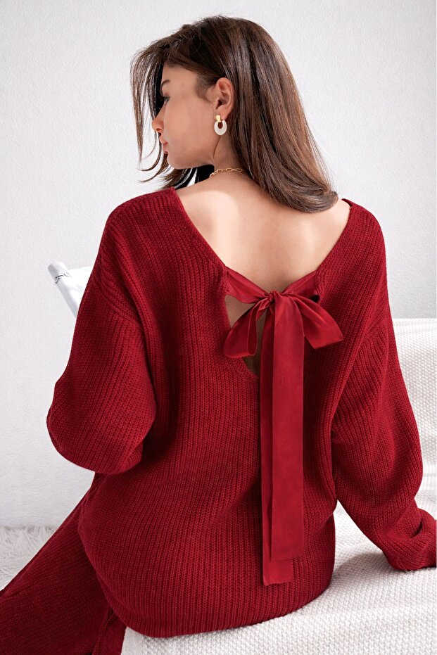 TRİKO ELBİSE KURDELYELİ - 1