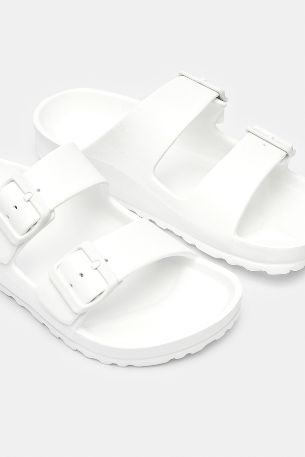 Plassy Beyaz Terlik - 3