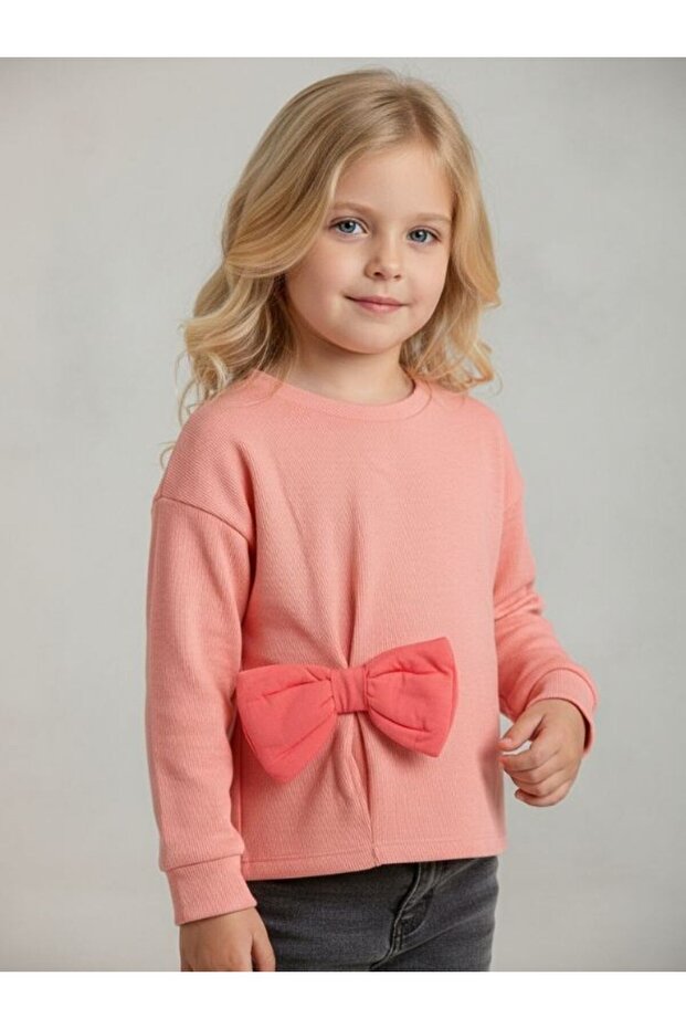 Devojčica mašna Tkano bluza - 4