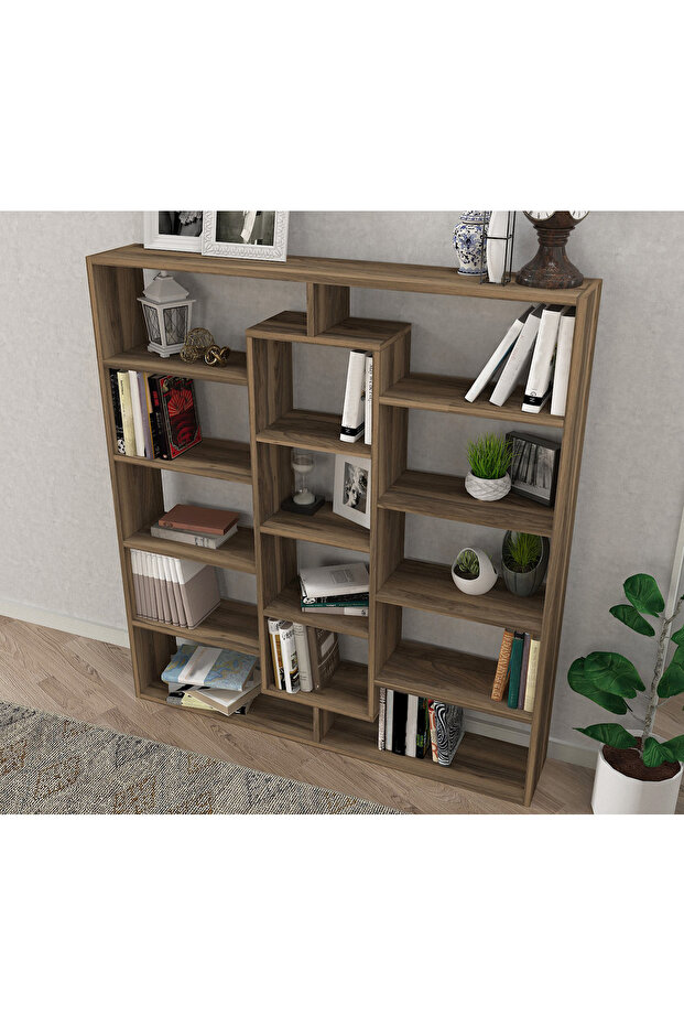 Ample Kitaplık Ceviz - 4