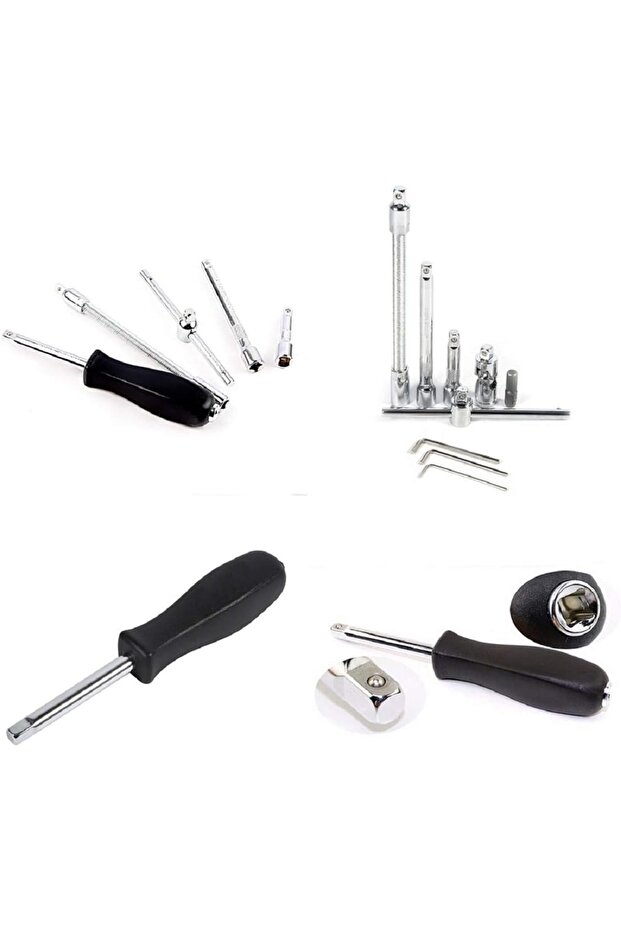 مجموعة مقابس مركبة مكونة من 46 قطعة - 6