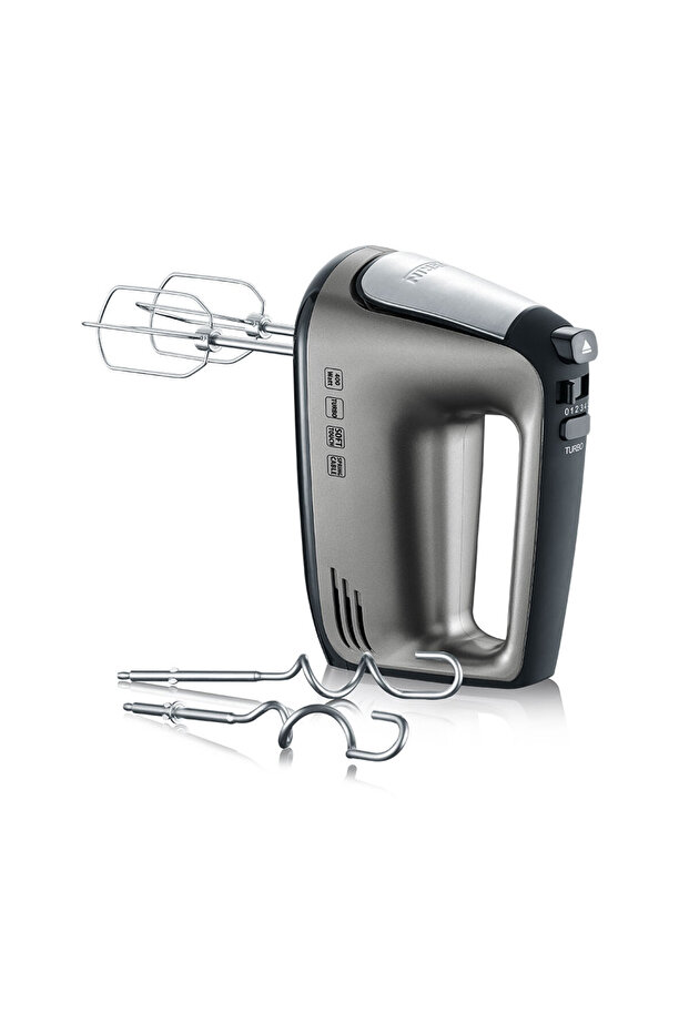 HM-3832 5x Turbo El Mikseri 400 W Gri - 2