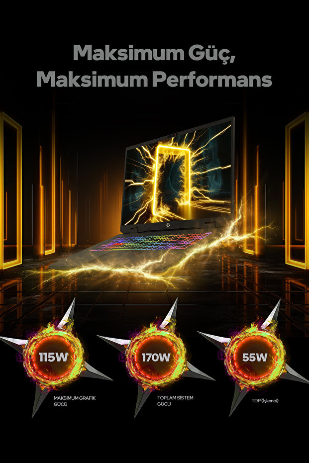 Slayer R9M3D XL-5070 C2 AMD Ryzen 9 9955HX3D 32GB RAM 1TB SSD RTX5070 17" QHD+ 240Hz IPS FreeDOS - 3