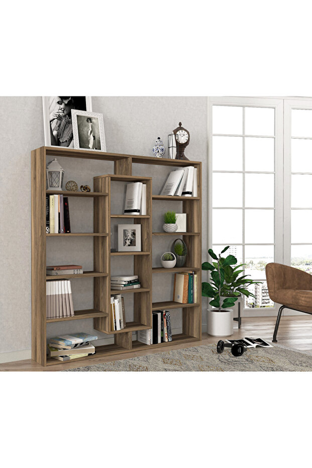 Ample Kitaplık Ceviz - 3