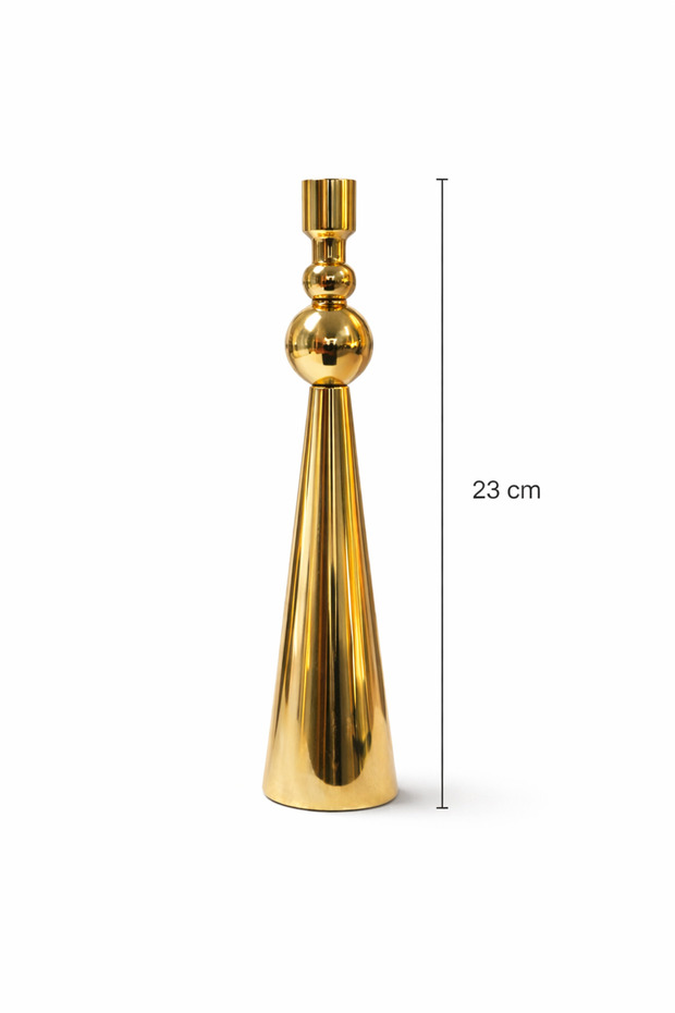 3'lü Metal Şamdan Mumluk - 3