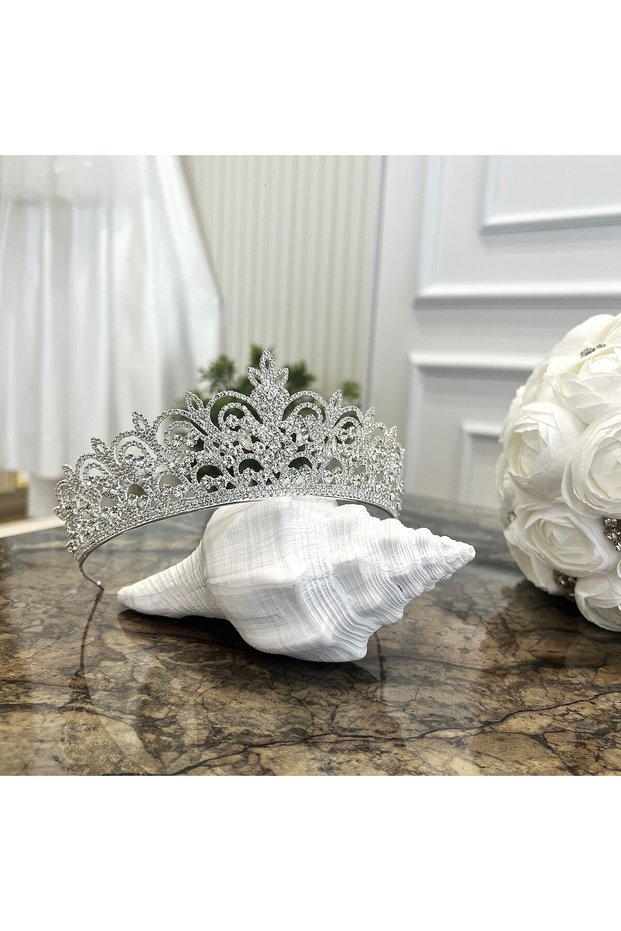 Crystal Stone Design Bridal Crown High Quality Wedding Henna Engagement Promise Crown A-6 Tky0425