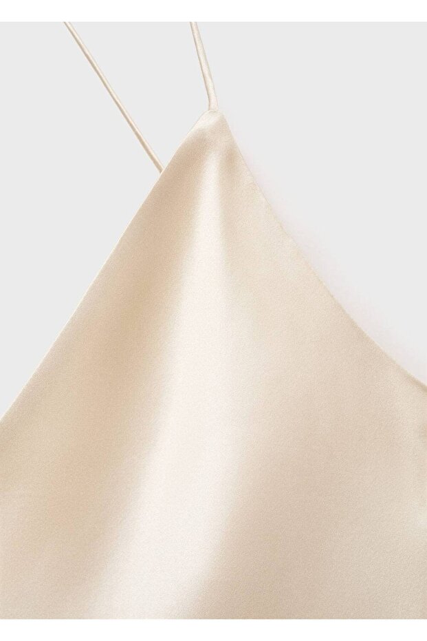 Askılı ipek gecelik - 7