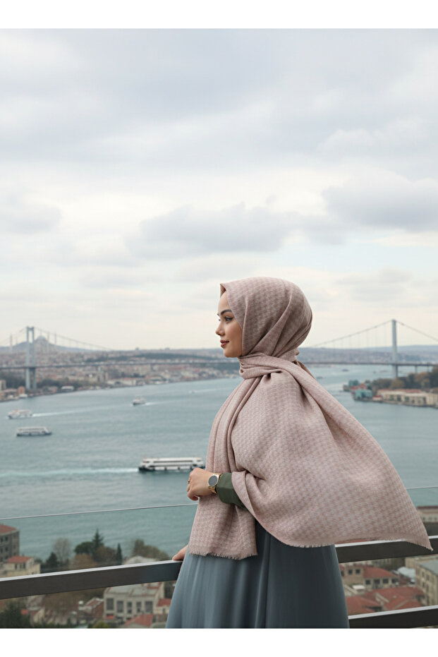 شال نسيم صيفي منقوش ذاتيًا - نمط-01 - لون-02 -21 - 2